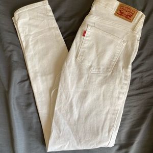 White Levi Jeans